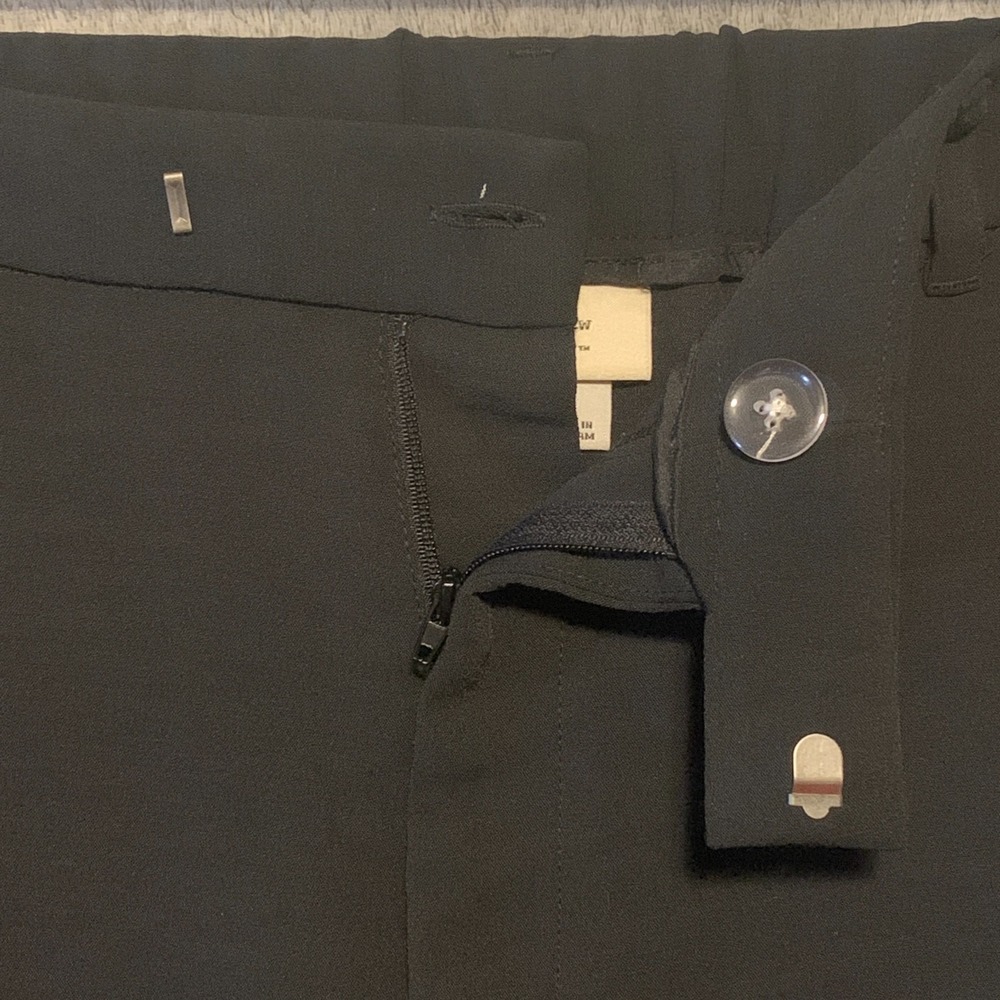 A New Day Womens L Black Vest Mini Skirt Set 2 Piece Scoop Neck Button Front NWT - Picture 3 of 14